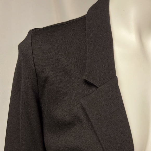 CLOSET CLOSING 7/31 CHRISTIAN SIRIANO NY SMALL BLACK OPEN BLAZER W/ POCKETS - Picture 4 of 8